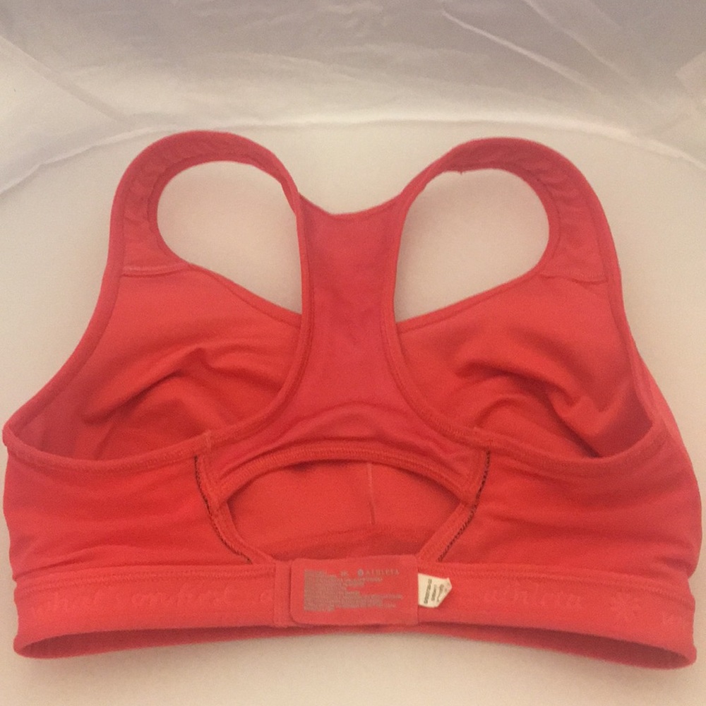 Athleta Peach Sports Bra 34C EUC - Picture 6 of 8